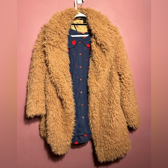 NWoT Torrid Sherpa Drape Front Jacket - Picture 5 of 12